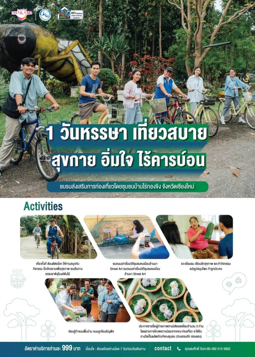 01) ชมรมส่งเสริมการท่องเที่ยวโดยชุมชนบ้านไร่กองขิง จังหวัดเชียงใหม่_