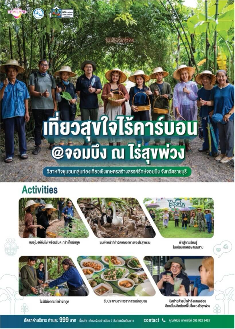 06) วิสาหกิจชุมชนกลุ่มท่องเที่ยวเชิงเกษตรสร้างสรรค์รักษ์จอมบึง จังหวัดราชบุรี_